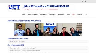 
                            4. Application FAQ – JET Program USA