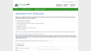 
                            7. Application form 2018/2020 - SSC