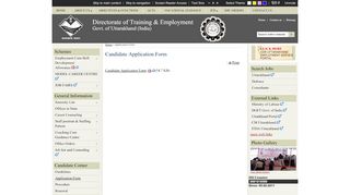 
                            1. Application Form: Directorate of Training & Employment, Government ...