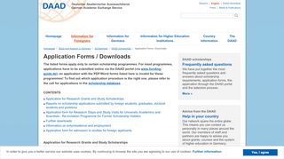 
                            4. Application Forms / Downloads - DAAD - Deutscher ...