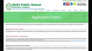 
                            4. Application Forms - dps pali road