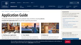 
                            1. Application Guide | University of Oxford
