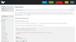 
                            2. Application — Kivy 1.11.1 documentation