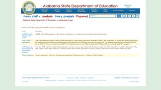 
                            1. Application Login - ALSDE.edu