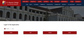 
                            4. Application Login - St Aloysius College