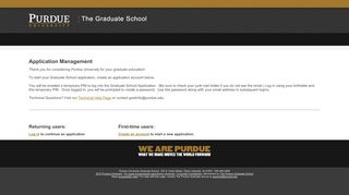 
                            1. Application Management - Purdue University
