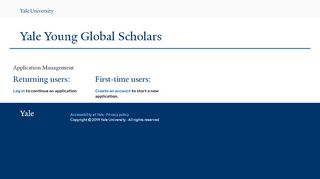 
                            1. Application Management - Yale Young Global Scholars