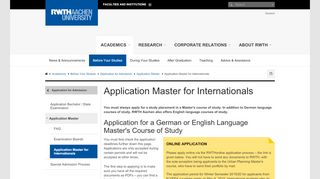
                            2. Application Master for Internationals - RWTH AACHEN UNIVERSITY ...
