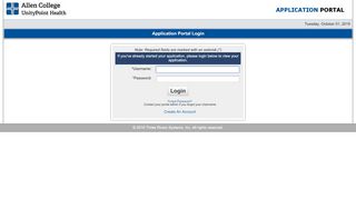 
                            8. Application Portal Login