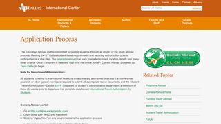 
                            4. Application Process - Education Abroad - The University of Texas at ...