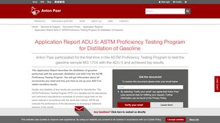 
                            8. Application Report ADU 5: ASTM Proficiency Testing Program for ...