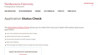 
                            4. Application Status Check | Northeastern University Admissions