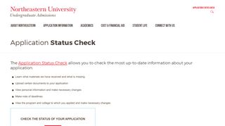 
                            2. Application Status Check | Northeastern University …