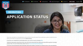 
                            4. Application Status | Job Corps