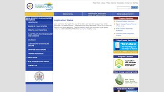 
                            7. Application Status | NJ OCE Web Site