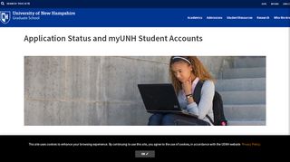 
                            9. Application Status | Student Accounts | UNH Graduate School