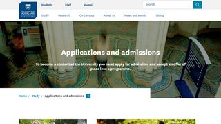 
                            5. Applications and admissions - The University of …