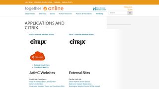 
                            8. APPLICATIONS AND CITRIX - Anne Arundel Medical Center