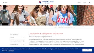 
                            5. Applications & Assignments | Louisiana Tech University