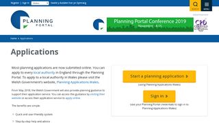 
                            2. Applications Information - Planning Portal - Wales