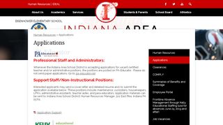 
                            7. Applications - Miscellaneous - Indiana Area School District