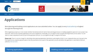 
                            4. Applications | Planning Portal
