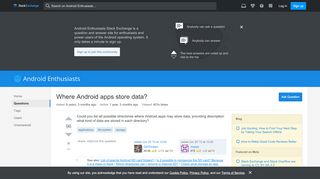 
                            7. applications - Where Android apps store data? - Android ...