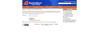 
                            2. Applied Bank's Online Account Services