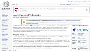 
                            9. Applied Industrial Technologies - Wikipedia