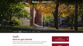 
                            9. Apply | Admission | Bates College