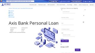 
                            9. Apply Axis Bank Personal Loan - Lowest Interest Rates ...