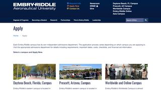 
                            7. Apply | Embry-Riddle Aeronautical University