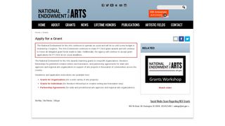 
                            4. Apply for a Grant | NEA