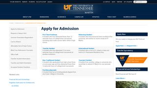 
                            2. Apply for Admission | Office of Undergraduate ... - UT Martin