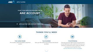 
                            8. Apply for an ANZ bank account | ANZ