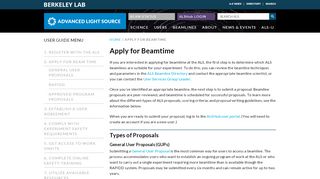 
                            9. Apply for Beamtime