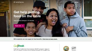 
                            10. Apply for California Food Stamps Online | GetCalFresh.org
