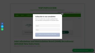 
                            4. Apply For JAMB Recruitment 2020-2021| See method of Application ...