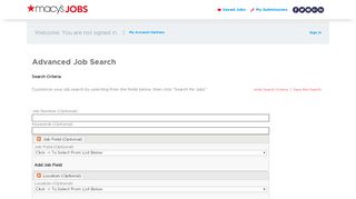 
                            2. Apply for Jobs and Career Opportunities at Macy's - Sign In