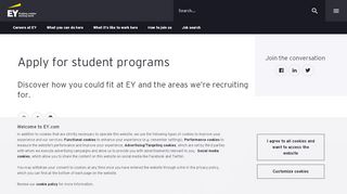
                            2. Apply for Student Programs - EY
