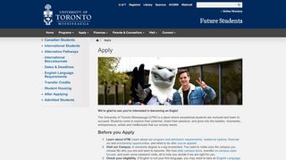 
                            7. Apply | Future Students - University of Toronto Mississauga