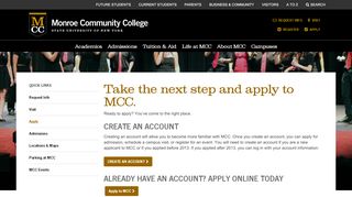 
                            3. Apply | Monroe Community College