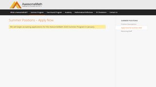 
                            6. Apply Now – AwesomeMath