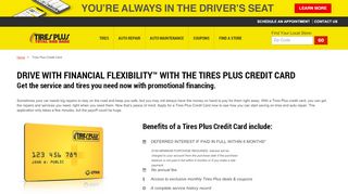 
                            1. Apply Now for a Tires Plus Credit Card | Tires Plus