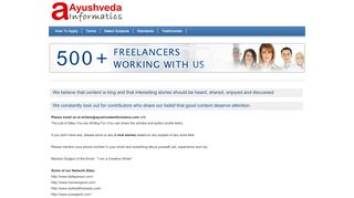 
                            3. Apply Now-Freelancing Jobs - Ayushveda.com