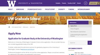 
                            3. Apply Now | UW Graduate School