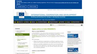 
                            4. Apply online (e-Calls PROSPECT) | International Cooperation ...