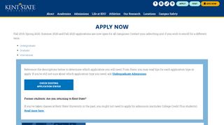 
                            4. Apply Online | Kent State University