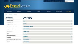 
                            11. Apply Online Now | Drexel Online