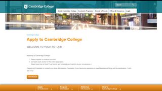 
                            7. Apply to Cambridge College | Cambridge College